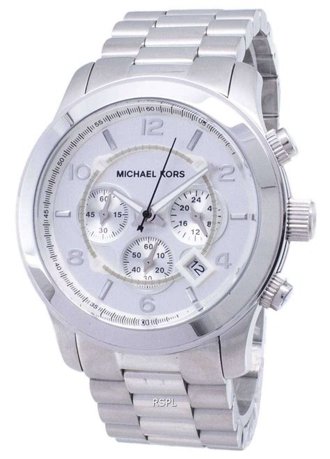 michael kors small silver watch|silver Michael Kors Watch men.